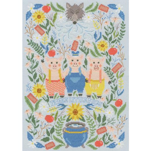 Bothy Threads Vesna Skornsek - Three Little Pigs