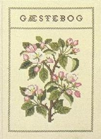 Fremme Stickpackung - Buchumschlag Apfelblüten