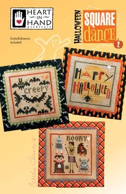 Stickvorlage Heart In Hand Needleart - Halloween Square Dance 2 (w/emb)