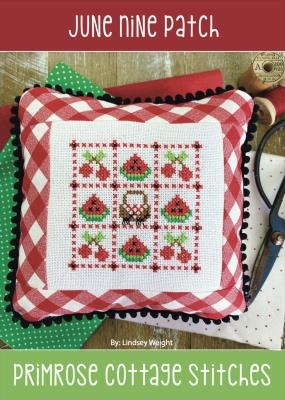 Stickvorlage Primrose Cottage Stitches - June Nine Patch