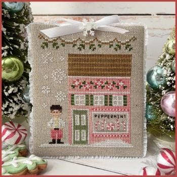 Stickvorlage Country Cottage Needleworks - Nutcracker Village 4 Russian Peppermint Shop