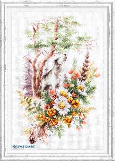Magic Needle - Stickbild Summer Forest Spirit