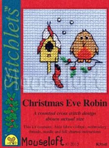 Mouseloft - Christmas Eve Robin mit Passepartoutkarte