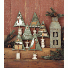 Stickvorlage The Prairie Schooler - Christmas Trees II