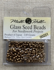 Mill Hill Seed Beads 00221 - Bronze Ø 2,2 mm (Ersatz für Magnifica 10080)