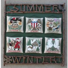 Stickvorlage The Prairie Schooler - Summer & Winter
