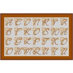 Kreuzstich-Insider - Initialen-Alphabet