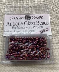 Mill Hill Seed-Antique Beads - 03033 Claret Ø 2,2 mm (Ersatz für Magnifica 10019)