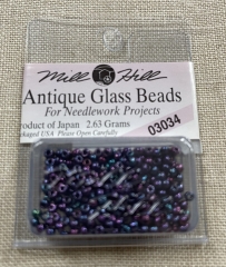 Mill Hill Seed-Antique Beads - 03034 Mauve Amethyst Ø 2,2 mm (Ersatz für Magnifica 10020)