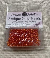 Mill Hill Seed-Antique Beads - 03043 Oriental Red Ø 2,2 mm