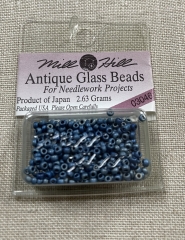 Mill Hill Seed-Antique Beads - 03046 Matte Cadet Blue Ø 2,2 mm