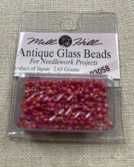 Mill Hill Seed-Antique Beads - 03058 Mardi Gras Red Ø 2,2 mm