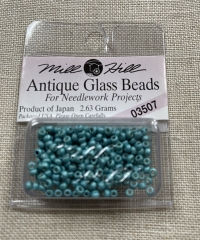 Mill Hill Seed-Antique Beads - 03507 Satin Turquoise Ø 2,2 mm