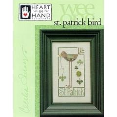 Heart In Hand Needleart - Wee One: St. Patrick Bird