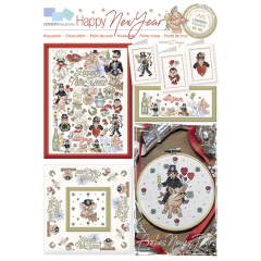 Happy New Year - Lindners Kreuzstiche (Stickvorlage)