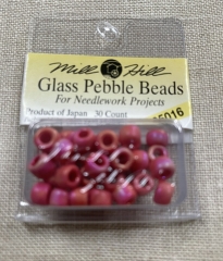 Mill Hill Pebble Beads 05016 Matte Fiesta Sunset Ø 5,5 mm