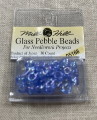 Mill Hill Pebble Beads - 05168 Sapphire Ø 5,5 mm