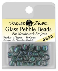 Mill Hill Pebble Beads - 05270 Bottle Green Ø 5,5 mm