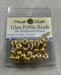 Mill Hill Pebble Beads - 05557 Old Gold Ø 5,5 mm