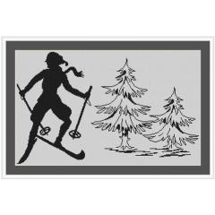 Kreuzstich-Insider - Skifahrer