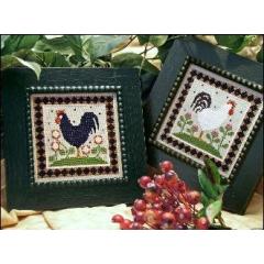 Little House Needleworks - Two Roosters