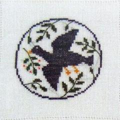 Vogel im Ring - Haandarbejdets Fremme (Stickpackung)