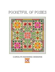 Stickvorlage CM Designs - Pocketful Of Posies