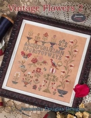 Stickvorlage Jeannette Douglas Designs - Vintage Flowers 2