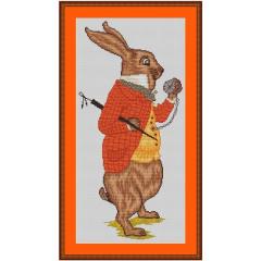 Kreuzstich-Insider - Pünktlicher Hase