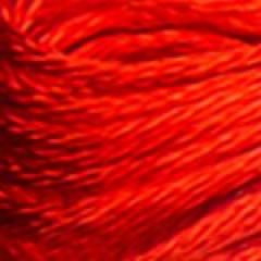 DMC Satin Stickgarn - S606 orangenrot leuchtend