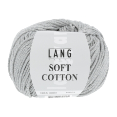 Lang Yarns Soft Cotton - Farbe 0003 hellgrau