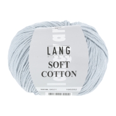 Lang Yarns Soft Cotton - Farbe 0021 hellblau