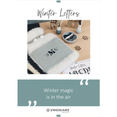 Zweigart - Winter Letters - download PDF kostenlose Stickanleitung