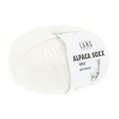 Alpaca Soxx 4-fach Lang Yarns - weiß (0002)
