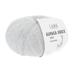 Alpaca Soxx 4-fach Lang Yarns - hellgrau mélange (0003)