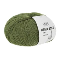 Alpaca Soxx 4-fach Lang Yarns - grün mélange (0017)
