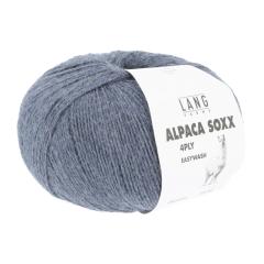 Alpaca Soxx 4-fach Lang Yarns - jeans mélange (0034)