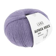 Alpaca Soxx 4-fach Lang Yarns - lila dunkel (0045)