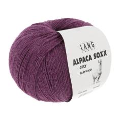 Alpaca Soxx 4-fach Lang Yarns - zyklame mélange (0046)
