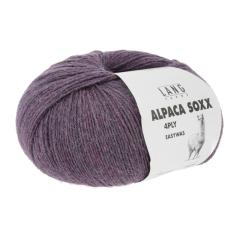 Alpaca Soxx 4-fach Lang Yarns - violett mélange (0047)