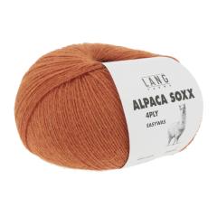 Alpaca Soxx 4-fach Lang Yarns - orange mélange (0059)