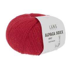 Alpaca Soxx 4-fach Lang Yarns - rot (0060)
