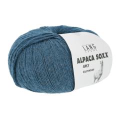 Alpaca Soxx 4-fach Lang Yarns - petrol mélange (0088)