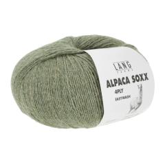 Alpaca Soxx 4-fach Lang Yarns - hellolive mélange (0097)