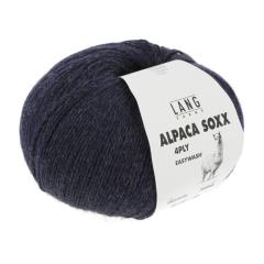 Alpaca Soxx 4-fach Lang Yarns - navy mélange (0125)