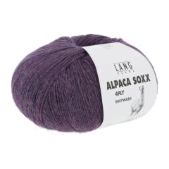 Alpaca Soxx 4-fach Lang Yarns - lila mélange (0147)