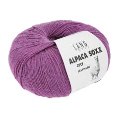 Alpaca Soxx 4-fach Lang Yarns - pink mélange (0165)