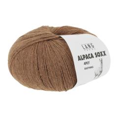 Alpaca Soxx 4-fach Lang Yarns - braun mélange (0168)