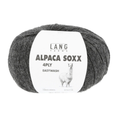 Lang Yarns Alpaca Soxx 4-fach - Farbe 0005 grau mélange