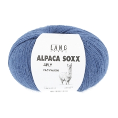 Lang Yarns Alpaca Soxx 4-fach - Farbe 0010 blau